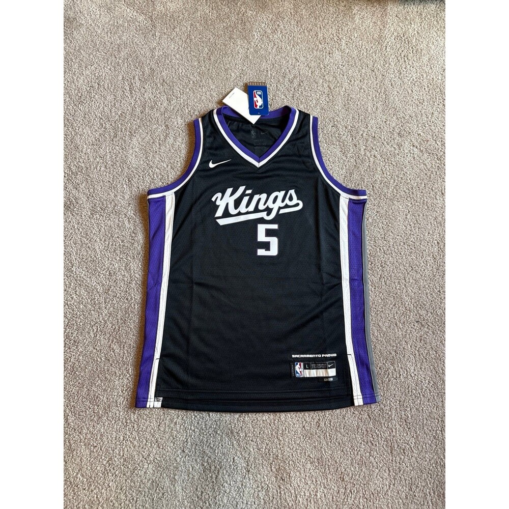 De’Aaron Fox Sacramento Kings Nike NWT Youth NBA Jersey Size Large